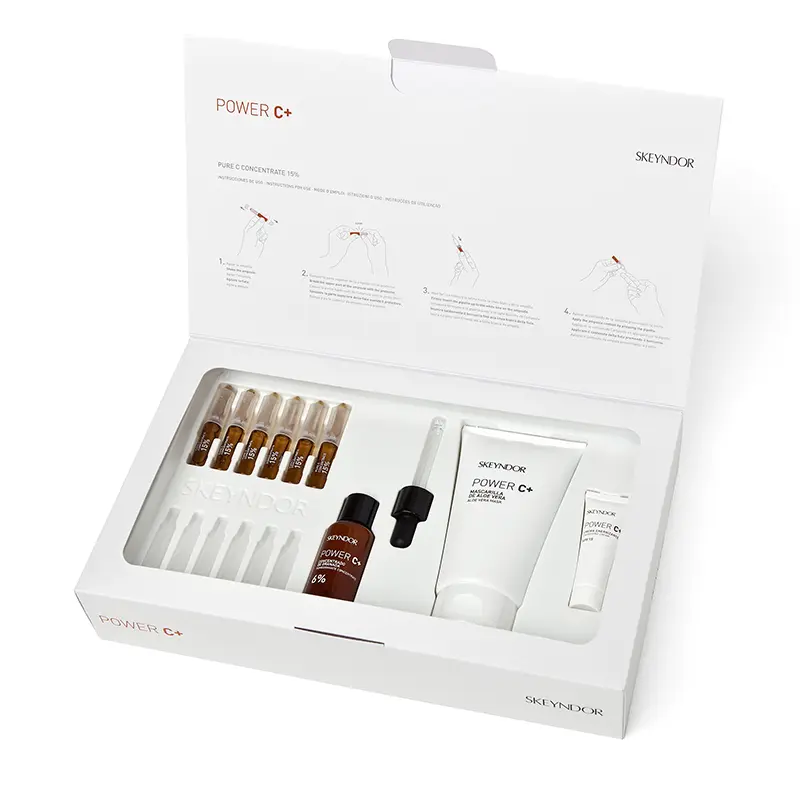 Protocolo en cabina Skeyndor Power C+ antioxidante iluminador 35%